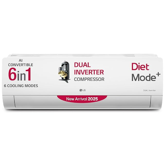 LG 1.5 Ton 3 Star DUAL Inverter Split AC